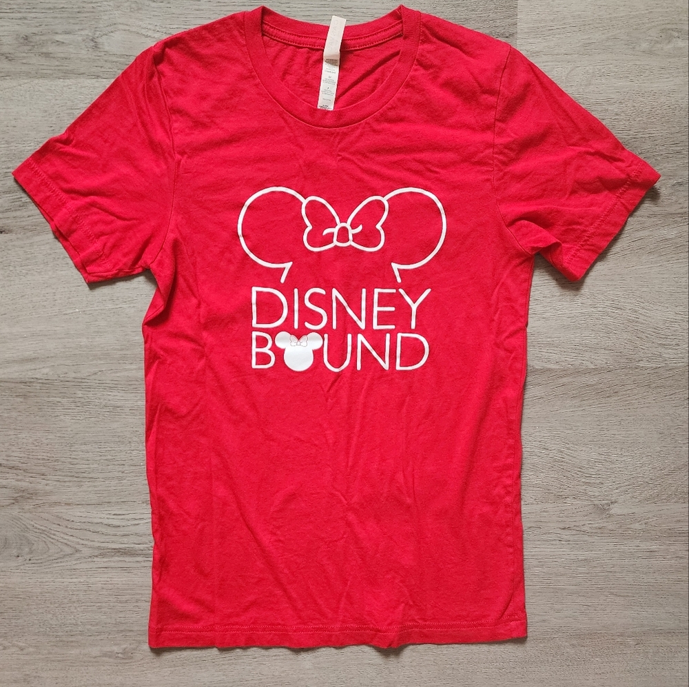 Bella + Canvas Women's 'Disney Bound' Short Sleeve Crewneck Graphic Tee Small S